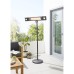 Forum Zink Blaze IP44 Wall Mounted Patio Heater with LED Lights and Remote Control - 1800W