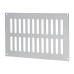 Exel Plain Slotted Vent - 229 x 152mm - 8170mm² Free Air Flow - Satin Stainless Steel
