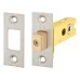 Exel 5mm Tubular Bathroom Deadbolt - 76mm Case - 57mm Backset - Square - Satin Stainless Steel