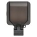 Knightsbridge 13A IP66 1 Gang Outdoor Weatherproof Unswitched Fused Spur - Black