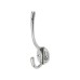 Heritage Brass Victorian Light Duty Single Hat & Coat Hook - 125 x 51mm - Polished Chrome