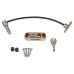 Jackloc Pro-5 Key-Locking Cable Window Restrictor – Brass 