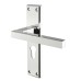 Serozzetta by Carlisle Brass Polished Chrome Euro Lock Door Handle - Stratus Range - 180 x 40mm
