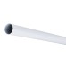 Rothley 25mm Round Steel Hanging Rail Tube - 1829mm Length - White