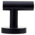 Exel Essential Round Robe Hook - 50 x 63 x 65mm - Matt Black 