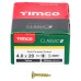 TIMCO Classic Pozi Countersunk Wood Screws - 4.0 x 20mm - Yellow Zinc - Pack of 200