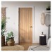 LPD Belize 5 Panel Unfinished Solid Internal FD30 Fire Door - 1981 x 762 x 44mm - Oak 
