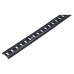 From The Anvil Raised Bookcase Strip - 1829 x 24mm - Black Powder Coated