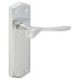Exel Rome Latch Door Handle Kit - Polished Chrome
