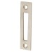 Hampstead Iris Reeded Locking Mortice & Hook Plate Window Fastener - Reversible - Satin Nickel 