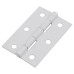 Steel Butt Door Hinge - 75 x 50mm - White - Pair