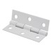 Steel Butt Door Hinge - 75 x 50mm - White - Pair