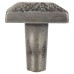 Olde Forge Vintage Square Cabinet Knob - 30 x 30mm - Pewter Effect