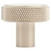 Hampstead Marlow Knurled Round Cabinet Knob - 30mm Diameter - Satin Nickel