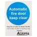 Agrippa Fire Door Holder Stickers - Pack of 5