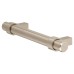 Exel 14mm Collared T-Bar Cabinet Pull Handle - 160mm Centres - Satin Stainless Steel