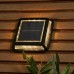 Forum Zink Tanfield 1W LED Solar Ground Garden Light with Photocell - IP65 - 4000K - Black