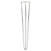 Exel Hairpin Leg - 3 Pin - 700mm Height - Chrome - Pair