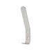 Exel Single Hat & Coat Hook - 129 x 20mm - Aluminium - Pack of 10