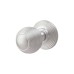 Carlisle Brass Delamain Reeded Beehive Mortice Door Knob - 70mm Rose Diameter - Satin Chrome