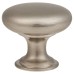 Exel Domed Round Cabinet Knob - 25mm Diameter - Satin Nickel