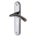 M Marcus Polished Chrome Keyhole Lock Door Handle - Tosca Range - 205 x 42mm