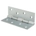 Double Phosphor Bronze Washered Butt Door Hinge - 100 x 67 x 2.2mm - Satin Chrome - Pair