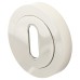 Exel Escutcheon - 50mm Diameter - Keyhole - Polished Nickel