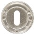 Exel Escutcheon - 50mm Diameter - Keyhole - Polished Nickel