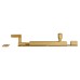 Exel Necked Barrel Bolt - 150 x 32mm - Polished Brass