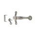Olde Forge Internal Latch Door Handle - Pewter