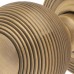 Hampstead Reeded Beehive Mortice Door Knob - 60mm Rose Diameter - Antique Brass