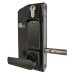 Borg BL3400 External Marine Grade Easicode Pro Push Button Gate Code Lock with Key Override - Black