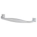 Crofts & Assinder Corbusier 14mm D-Bar Cabinet Pull Handle - 128mm Centres - Polished Chrome