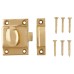 Hampstead Box Style Cupboard Catch - 55 x 40 x 35mm - Polished Brass  