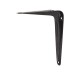 Exel London Pattern Shelf Bracket - 125 x 100mm - Black