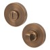 Jigtech Bathroom Turn & Release - 52mm Diameter - Antique Brass