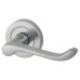 Exel Victorian Summer Latch Door Handle on Rose Kit - Satin Chrome