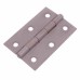 Steel Butt Door Hinge - 100 x 67mm - Self Colour - Pair