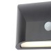 Forum Coast Poole 5W LED Outdoor Down Wall Light with PIR - IP65 - 4000K Cool White - Black