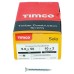 TIMCO Solo Chippy Pozi Countersunk Wood Screws - 5.0 x 50mm - Zinc Plated - Pack of 200