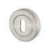 Excel Escutcheon - 52mm Diameter - Keyhole - Satin Chrome