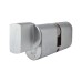 Eurospec 10 Pin 70mm Oval Thumbturn Cylinder - 35mm Turn + 35mm - Satin Chrome - Keyed to Differ