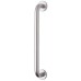 Exel 19mm D-Bar Door Pull Handle on Rose - Screw Fix - 225mm Centres - Satin Stainless Steel