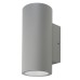 Hampstead 3W LED Small Outdoor Up & Down Wall Light - IP65 - 3000K Warm White - Silver