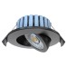 Forum Spa Eden 7W IP65 Fire Rated LED Dimmable Adjustable Downlight - 3/4/6000K CCT - Black
