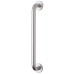 Exel 19mm D-Bar Door Pull Handle on Rose - Screw Fix - 300mm Centres - Satin Stainless Steel