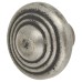 Olde Forge Ring Round Cabinet Knob - 38mm Diameter - Pewter Effect