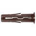 Rawlplug UNO Universal Wall Plug - 7 x 30mm - Brown - Jar of 700 Plugs