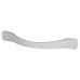 Exel Wave Bow Cabinet Pull Handle - 96mm Centres - Aluminium Silver
